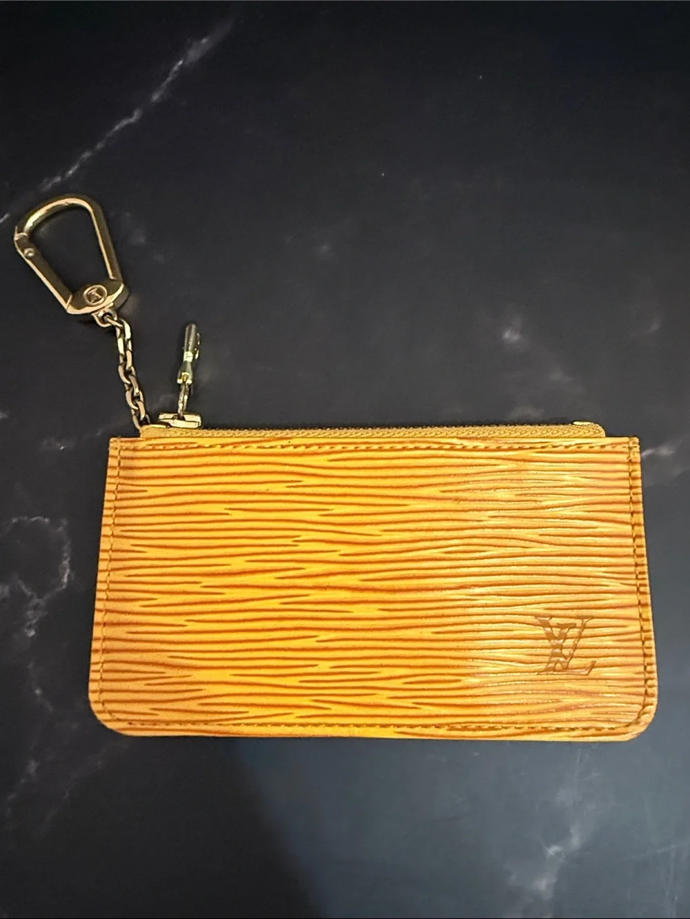 Louis Vuitton Vintage Epi Leather Key Cles Pouch